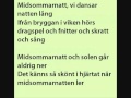 Eddie Meduza -Midsommarnatt (lyrics)