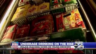 Underage drinking busts