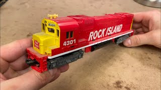 Trying to Fix a 1981 Tyco C430 Rock Island Locomotive Live