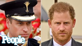 Prince Harry and Prince William Don't Interact at Father King Charles' Coronation | PEOPLE