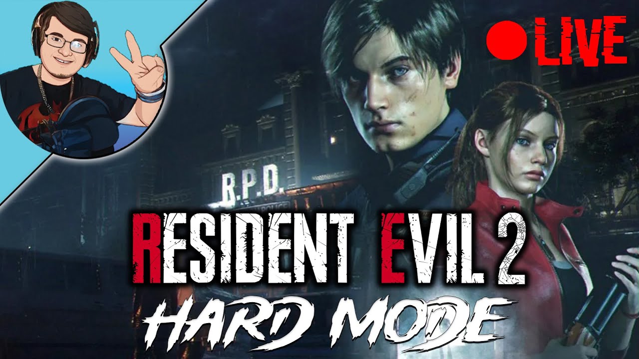 TRYING TO SURVIVE AS CLAIRE ON HARD MODE!!! | Resident Evil 2 Remake ...