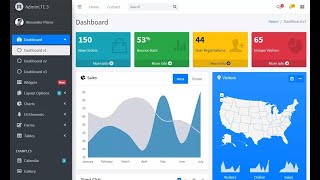 Install AdminLTE Template in React TypeScript