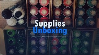 Massive Graffiti Supplies Unboxing || MTN 94