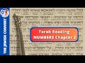 Torah Reading | Numbers Chapter 2 in Hebrew with English Translation