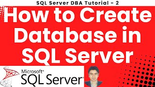 How to Create Database in SQL Server #sqlserver #sqlserverdba #sqlservermanagementstudio #sqldba