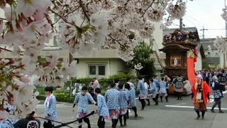 2017年 半田市上半田地区 ちんとろ祭り（南組 福神車）