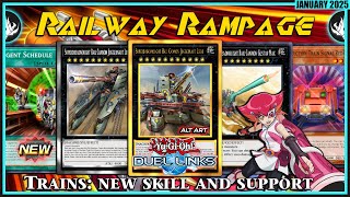 TRAINS NEW SKILL* RAILWAY RAMPAGE! BURN DAMAGE AND OTK! [DUEL LINKS 🔥 REPLAY] KOG CLIMB JAN. 2025