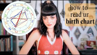 HOW TO READ A BIRTH CHART: learn astrology course 101 ep.2 (circular birth charts!)