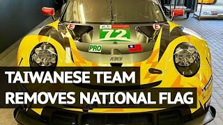 Taiwan team forced to remove national flag at Le Mans race in France