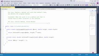DevExpress CodeRush: Inline Method and Delete