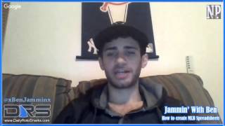 xBenJamminx MLB Basic DFS Video w/ Excel