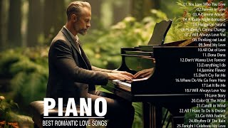 50 Most Famous Beautiful Piano In The World - Best Relaxing Piano Instrumental Love Songs Playlist