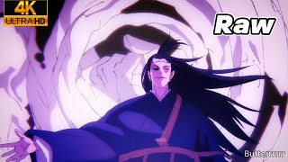 Kenjaku [Maximum Uzumaki] vs Miwa \u0026 Kenjaku absorb Mahito [4K Raw] | JJK-Season2-Ep22