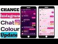 how to change Instagram chat theme || how to change Instagram chat colour