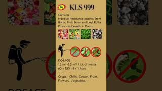 KLS 999 by Kavitha Life Sciences, పెస్ట్ కంట్రోల్, పురుగు మందు  #agriculture #raithu #kisan #farming