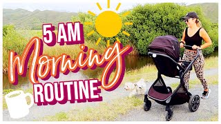 5 AM MORNING ROUTINE 2021 🌤☕️ MOM OF 3! PRODUCTIVE MOM AM ROUTINE @BriannaK DITL SAHM