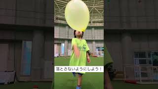 風船を落とすな！ #サッカー#サッカースクール #沖縄県 #うるま市 #5・6歳クラス