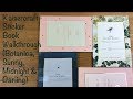 Kaisercraft Sticker Book Walkthroughs (Botanica, Sunny, Darling & Midnight Collections)