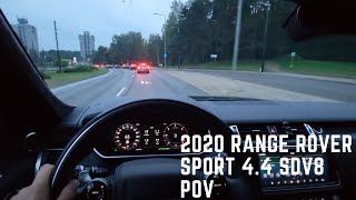 2020 Range Rover Sport SDV8 4.4 Diesel City POV Drive