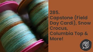 Capstone (Field Day Cardi), Snow Crocus, Columbia Top \u0026 More | Wool n' Spinning, ep. 285