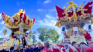 2024/10/12(土) 兵庫県加古川市 上之庄神社 秋季例大祭 宵宮 練り合わせ(国包町)