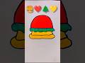 🍔❤️🌲💛#emojiart #mixing #viralshort