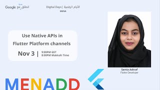 Use Native APIs in Flutter - Platform channels (Samia Ashraf)