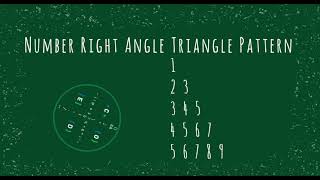 52 Number Right Angle Triangle Pattern without any pre-defined method using while loop in Python