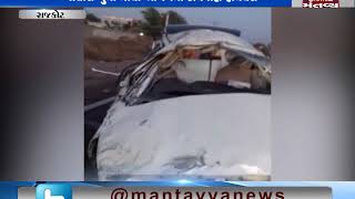 5 Killed, 2 injured in Rajkot bhavnagar highway accident