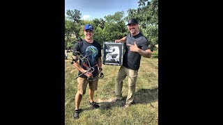 Navy Seal Andy Stumpf Trains Archery with John Dudley at 100yds.