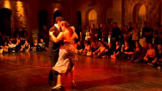 Sebastian Jimenez y Maria Ines Bogado in Hila's Milonga