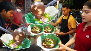 Battambang evening street food, walk around Stueng Sangkae river, Cambodian street food tour