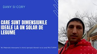 Dimensiuni ideale la un solar de legume Si avantajele acestuia