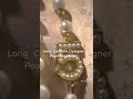 luxury trendy pearl flower necklace designer long pearl camellia necklace designer pearl jewelry