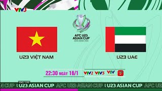 VTV3 - Trailer Tứ Kết 2 - AFC U23 Asian Cup™ - Saudi Arabia 2026: U23 Việt Nam - U23 UAE 🇻🇳🇦🇪.