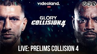 De eerste 3 gevechten van Glory Collision 4 met o.a. Özçağlayan vs. Almeida (prelims)