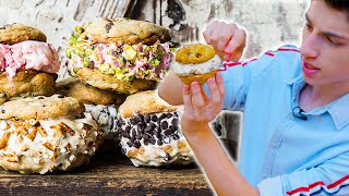I Recreated The Ice Cream Cookie Sandwiches From My Childhood | Chef Eitan Bernath