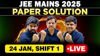 JEE Main 2025 : 24 Jan Shift 1 Paper Discussion | JEE Main 2025 Answer Key \u0026 Detailed Sol. | eSaral