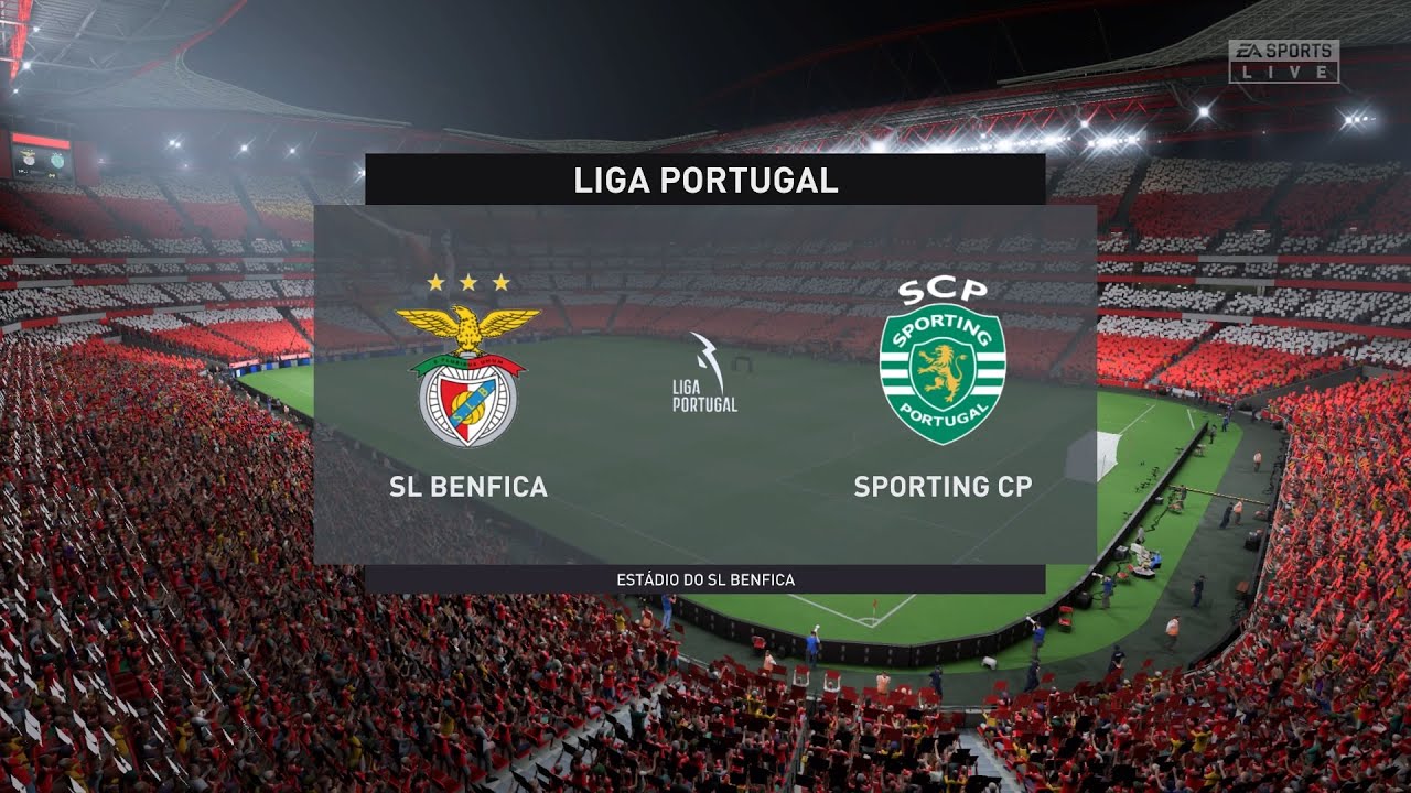 SL Benfica Vs Sporting CP (15/01/2023) Liga Portugal FIFA 23 - YouTube