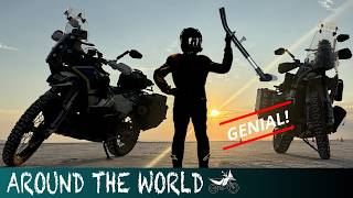 Dipl.-Ing. erfindet Seitenständer neu! Motorrad abstellen auf unebenen Boden, ohne zu rangieren!