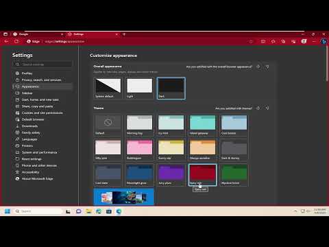 How to change themes on Microsoft Edge