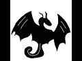 How to draw a dragon - Silhouette drawing
