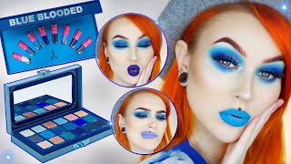 Blue Blood Palette Tutorial & Lipstick Bundle Lip Swatches | Evelina Forsell