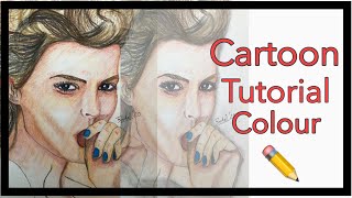 Beautiful sketch colour pencil ✏️ cartoon tutorial | Part -1|EP-05| ballublogg
