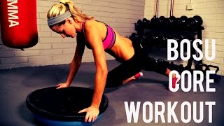 10 Minute Bosu Core Workout For Strong Abs