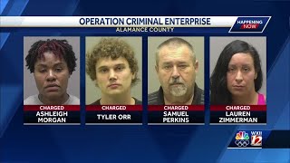Several arrests made in scheme to get drugs to inmates in Alamance County, sheriff says