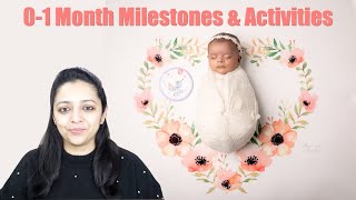One Month Baby Development Milestones || 0-1 महीने में शिशु विकास