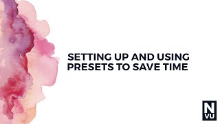 Setting Up and Using N-Vu Gallery Presets