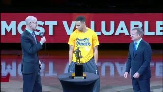 Stephen Curry Awkward Handshake with the NBA Commissioner Adam Silver