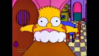 Bart Plays with Grandpa's Dentures